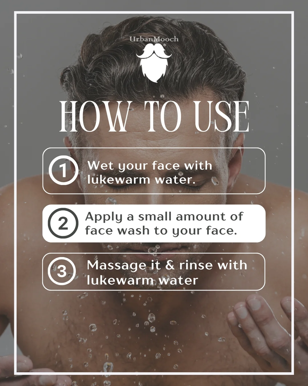 UrbanMooch Salicylic Acid Face Wash for Men - Image 4