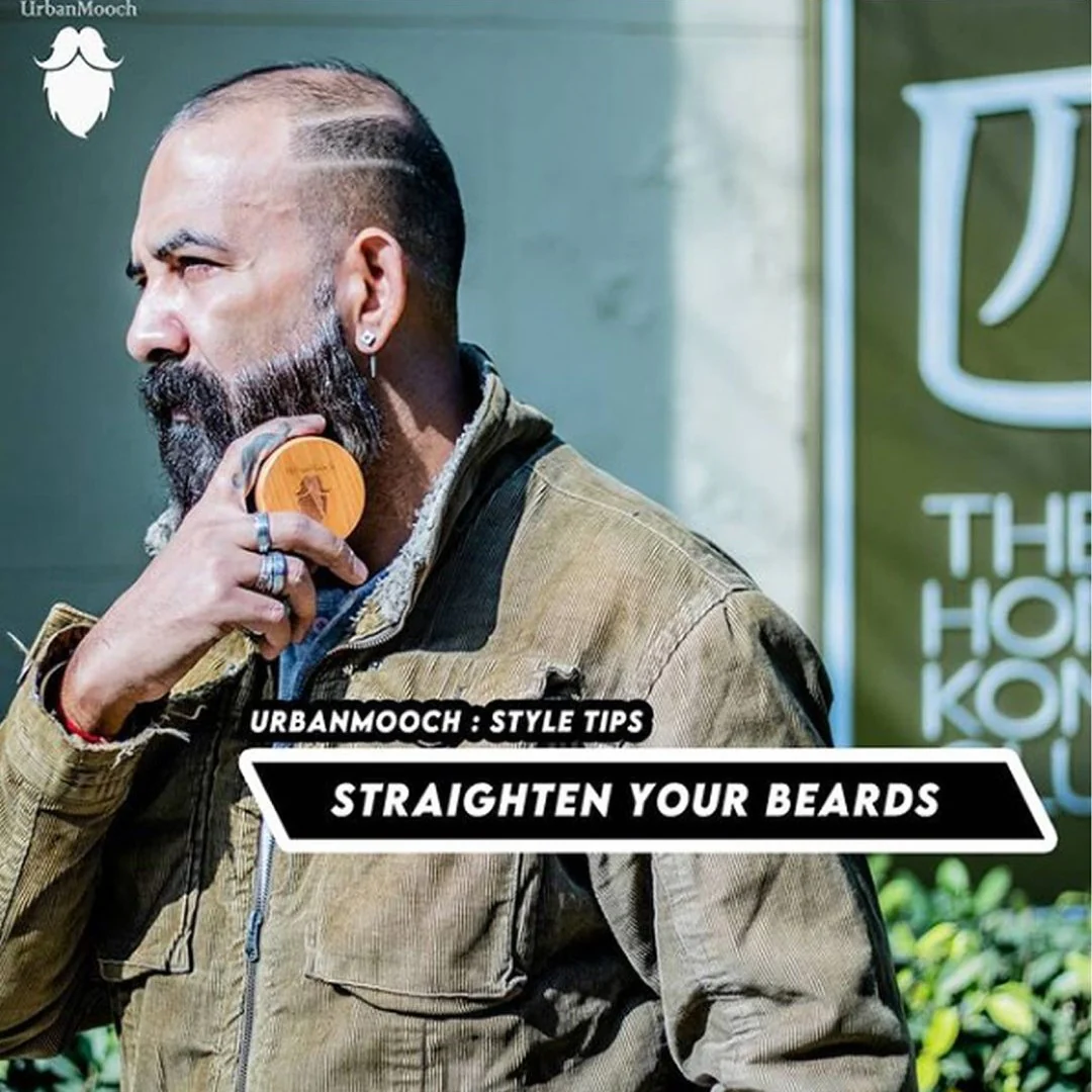 Round Boar Bristle Beard Brush for Men - Image 5