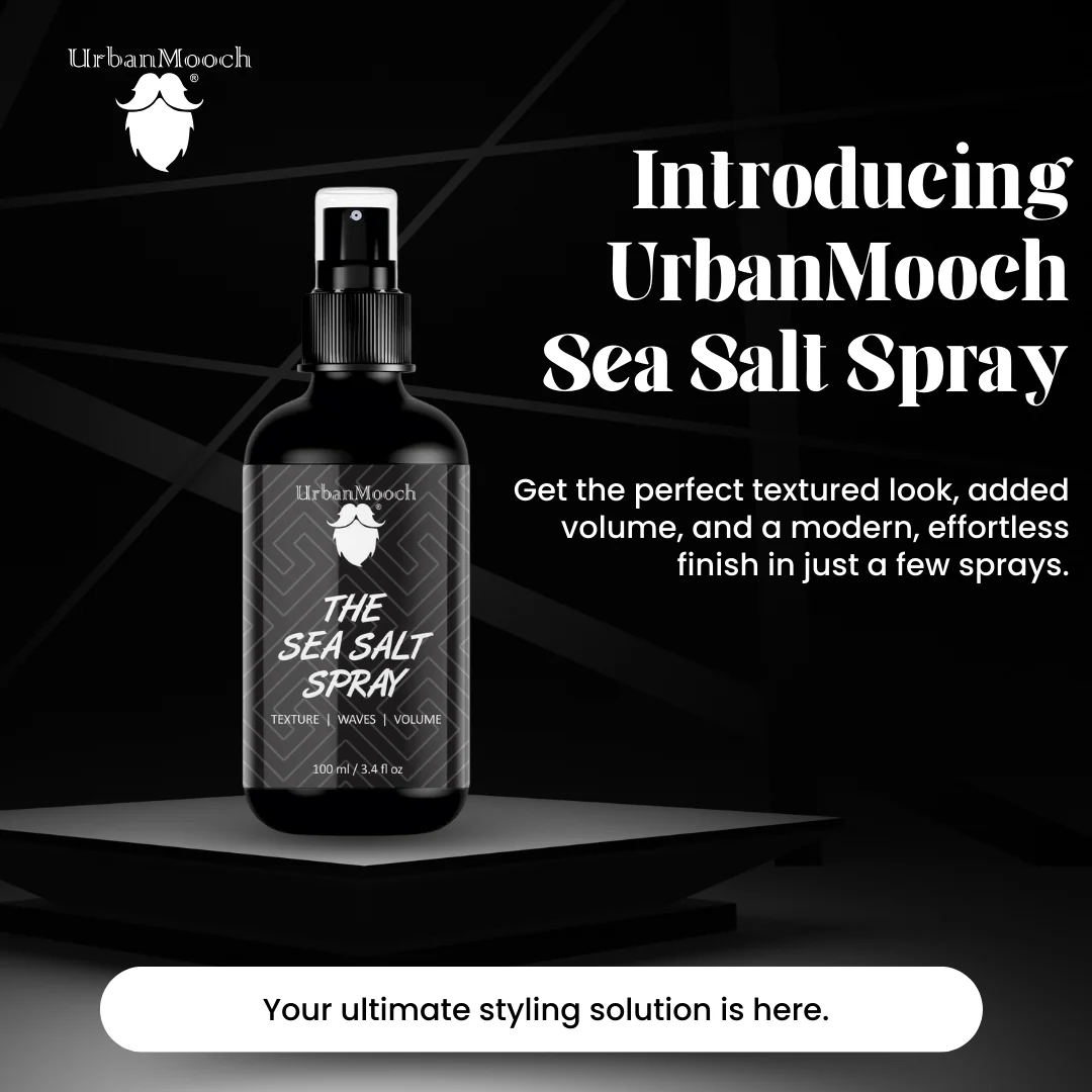 UrbanMooch Hair Volume Kit for Men | Rakhi Gift for Brother | Boar Bristle Round Hair Brush with Sea Salt Hair Spray (100ml) for Texture and Volume - Image 9